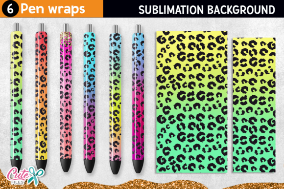 Download Leopard Pen Wraps Sublimation Designs - Designs Collection