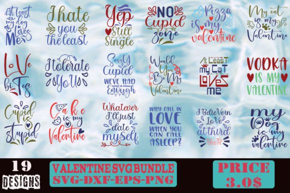 Download Valentines Quotes SVG Designs Bundle - Designs Collection