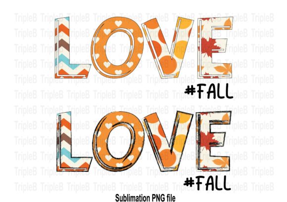 Download LOVE Fall 2 Style Sublimation Designs - Designs Collection