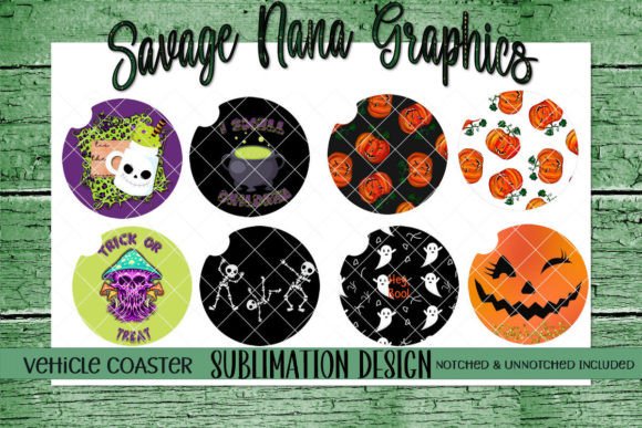 Download Halloween Car Coaster Designs - Designs Collection