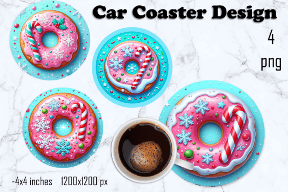 Download Christmas Cookie Car Coaster Designs - Designs Collection