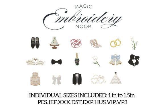 Download Mini Wedding Bundle X 17 Designs - Designs Collection