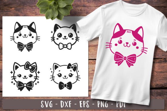 Download Kawaii Cat Svg | Cute Animal Designs - Designs Collection