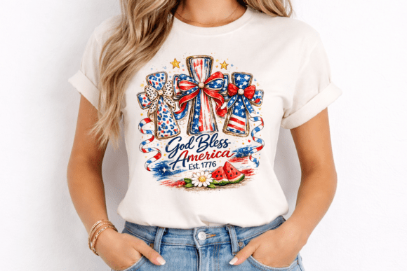 Download God Bless America Cross PNG - God bless Collection