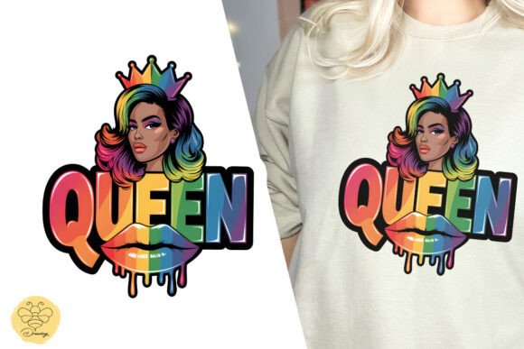 Download Queen Lips LGBT Rainbow PNG - Rainbow png Collection