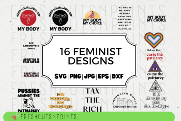 Download 16 Feminist Designs - Designs Collection